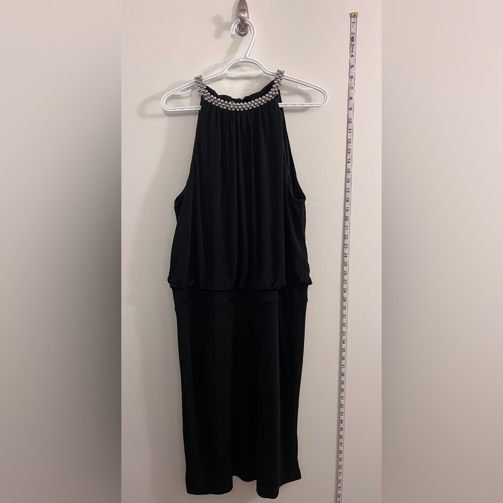White House Black Market Beaded Halter Dress